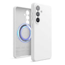 elago Compatible with Samsung Galaxy S26 Ultra Case, Magnetic Silicone Case, Compatible with MagSafe Accessories, Protective Cover, Shockproof, Slim, Anti - Scratch Soft Microfiber Lining (Black)