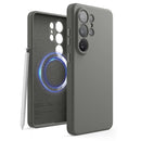 elago Compatible with Samsung Galaxy S26 Ultra Case, Magnetic Silicone Case, Compatible with MagSafe Accessories, Protective Cover, Shockproof, Slim, Anti - Scratch Soft Microfiber Lining (Black)