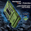 Google Pixel 9 Case Pro Case Protector Belt Clip Holster Body Cover with Kickstand Black