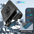 Google Pixel 8 Pro Case 2 Tempered Glass Screen Shockproof Protective Phone Cover Orange