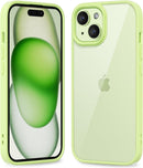 iPhone 16 Pro Transparent Hybrid Hard Shell Plastic & Soft Silicone Rubber Bumper