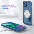 iPhone 16 Case, Full Body Rugged Case Touch Sensitive Anti - Scratch Screen Protector Pink