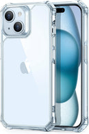 iPhone 16 Case Stand, 23FT Military Grade Drop Protection Heavy Duty Magnetic Phone Case Black