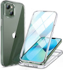 iPhone 16 Pro Case Full - Body Phone Built - in Glass Screen Protector Military