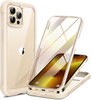 iPhone 16 Pro Case Full - Body Phone Built - in Glass Screen Protector Military