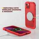 iPhone 16 Case, Full Body Rugged Case Touch Sensitive Anti - Scratch Screen Protector Pink