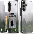 Samsung Galaxy S25 Ultra Card Slots Kickstand Protective Phone Case