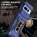 Google Pixel 9 Case Pro Case Protector Belt Clip Holster Body Cover with Kickstand Black