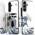 Galaxy S25 Card Slots Kickstand Protective Phone Case