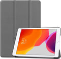 For Apple Ipad 10.2 2019 7Th 2020 8Th Generation Leather Case, Ultra Slim Folio Stand Lightweight Sleep/Wake up Smart Cover for Ipad 10.2 Inch A2197 A2198 A2200 A2428 A2429 A2430 (Gray)