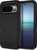 for Google Pixel 9A Case Shockproof Dust/Drop Proof 3 - Layer Full Body Protection [Without Screen Protector] Rugged Heavy Duty Cover Case for Google Pixel 9A 6.3 Inch,Purple/Pink