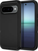 for Google Pixel 9A Case Shockproof Dust/Drop Proof 3 - Layer Full Body Protection [Without Screen Protector] Rugged Heavy Duty Cover Case for Google Pixel 9A 6.3 Inch,Purple/Pink