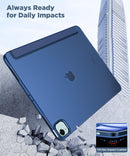 for Ipad Air 13 Inch Case M3 2025/M2 2024, Ipad Pro 12.9 2022/2021 Case with Soft Translucent Frosted TPU