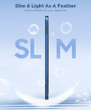 for Ipad Air 13 Inch Case M3 2025/M2 2024, Ipad Pro 12.9 2022/2021 Case with Soft Translucent Frosted TPU