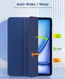 for Ipad Air 13 Inch Case M3 2025/M2 2024, Ipad Pro 12.9 2022/2021 Case with Soft Translucent Frosted TPU