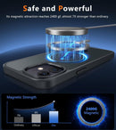 for Iphone 12 Phone Case: for Iphone 12 Pro Magnetic Matte Textured Military Grade Drop Protection