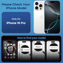 for Iphone 16 Pro Case Clear, Shockproof Slim Magnetic Phone Case for Iphone 16 Pro, Transparent