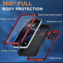 for Iphone 16 Pro Case Waterproof, Metal Heavy Duty Full Body Protective Case