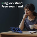 iPhone 16E Magnetic Ring Holder Kickstand Protective Phone Case