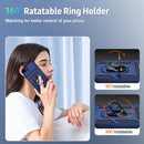 iPhone 16E Magnetic Ring Holder Kickstand Protective Phone Case