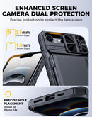 iPhone 16E Credit Card Holder Slide Camera Case