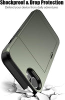 iPhone 16E Credit Card Holder Dual Layer Case