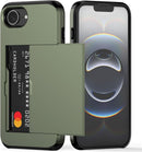 iPhone 16E Credit Card Holder Dual Layer Case