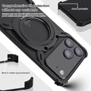 For Iphone 17 Pro Max Metal Bumper Case Frameless with Kickstand & Magnetic, Compatible with Magsafe, Aluminum Alloy No Back No Frame Slim Design 4 Corners Shockproof (Silver)