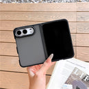 For iPhone Duo Case Anti-Scratch PC Minimalist Folding Phone Cover