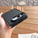 For iPhone Duo Case Anti-Scratch PC Minimalist Folding Phone Cover