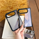 For iPhone Duo Case Anti-Scratch PC Minimalist Folding Phone Cover