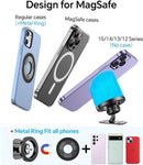 MagSafe car mount with twenty strong magnets dash phone holder 360 degree rotation for iPhone 17 Pro Max 15 14 13 12