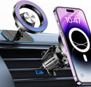 MagSafe car mount with twenty strong magnets dash phone holder 360 degree rotation for iPhone 17 Pro Max 15 14 13 12