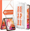 For Motorola Razr plus 2024/ Razr + plus 2025/Screen Protector Inner Soft TPU and 2 Pack for Tempered Glass