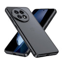 for OnePlus 15 Case, [TPU+Premium PU][2 Stand Ways] [Drop Protection] [Camera Protection] with Stand Shockproof Case - Black+Red