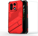 for OnePlus 15 Phone Case with Screen Protector [Built - in Kickstand][Shock - Absorbing Corners][Military Grade Drop Protection] Punk Series Armor Cases - Full Body Rugged Protective Phone Cases