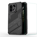 for OnePlus 15 Phone Case with Screen Protector [Built - in Kickstand][Shock - Absorbing Corners][Military Grade Drop Protection] Punk Series Armor Cases - Full Body Rugged Protective Phone Cases