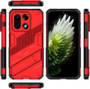 for OnePlus 15 Phone Case with Screen Protector [Built - in Kickstand][Shock - Absorbing Corners][Military Grade Drop Protection] Punk Series Armor Cases - Full Body Rugged Protective Phone Cases