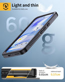 for Pixel 9A Case, IP68 Waterproof Dustproof, Built - In Screen Protector, Rugged Full Body Shockproof Phone Case for Google Pixel 9A 6.3", Black