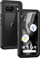 for Pixel 9A Case, IP68 Waterproof Dustproof, Built - In Screen Protector, Rugged Full Body Shockproof Phone Case for Google Pixel 9A 6.3", Black