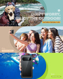 for Pixel 9A Case, IP68 Waterproof Dustproof, Built - In Screen Protector, Rugged Full Body Shockproof Phone Case for Google Pixel 9A 6.3", Black