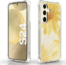 For Samsung Galaxy S26 Case: Women Girls Flower Floral Flexible TPU Rubber Phone Cover Case for Samsung Galaxy S26(Big Rose Flower)