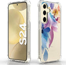 For Samsung Galaxy S26 Case: Women Girls Flower Floral Flexible TPU Rubber Phone Cover Case for Samsung Galaxy S26(Big Rose Flower)