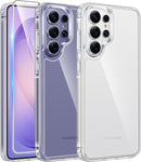 for Samsung Galaxy S26 - Ultra Case: Clear Magnetic Phone Cases with Screen Protector Compatible with Magsafe Slim anti Yellowing Rugged Protective Transparent Cell Phone Cover (Clear Magnetic)