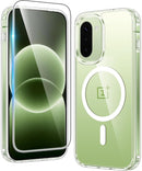 for Samsung Galaxy S26 - Ultra Case: Clear Magnetic Phone Cases with Screen Protector Compatible with Magsafe Slim anti Yellowing Rugged Protective Transparent Cell Phone Cover (Clear Magnetic)