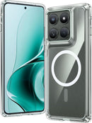 for Samsung Galaxy S26 - Ultra Case: Clear Magnetic Phone Cases with Screen Protector Compatible with Magsafe Slim anti Yellowing Rugged Protective Transparent Cell Phone Cover (Clear Magnetic)