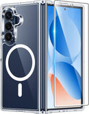 for Samsung Galaxy S26 - Ultra Case: Clear Magnetic Phone Cases with Screen Protector Compatible with Magsafe Slim anti Yellowing Rugged Protective Transparent Cell Phone Cover (Clear Magnetic)