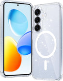 for Samsung Galaxy S26 - Ultra Case: Clear Magnetic Phone Cases with Screen Protector Compatible with Magsafe Slim anti Yellowing Rugged Protective Transparent Cell Phone Cover (Clear Magnetic)