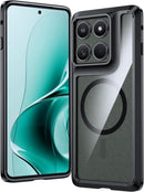 for Samsung Galaxy S26 - Ultra Case: Clear Magnetic Phone Cases with Screen Protector Compatible with Magsafe Slim anti Yellowing Rugged Protective Transparent Cell Phone Cover (Clear Magnetic)