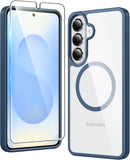 for Samsung Galaxy S26 - Ultra Case: Clear Magnetic Phone Cases with Screen Protector Compatible with Magsafe Slim anti Yellowing Rugged Protective Transparent Cell Phone Cover (Clear Magnetic)